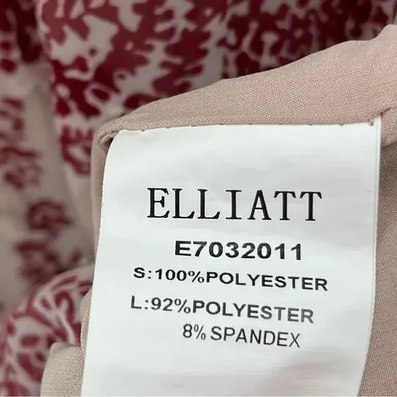 Revolve Elliatt Iridescent Sheath V-Neck Puff Sleeve Cocktail Dress Size Small - Picture 10 of 16